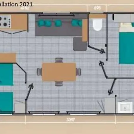 Mobilhome 3 Etoiles - Eeeada *